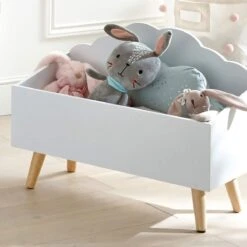 Coffre Enfant Nuage Blanc
