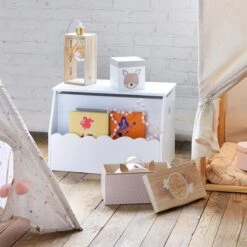 Coffre Enfant Evan Blanc -Meubles Pour Enfants 75251 1600692499