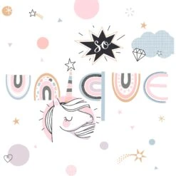 Housse De Couette Et Une Taie Enfant Coton (140 Cm) Licorne Rose -Meubles Pour Enfants 90088 1596803747