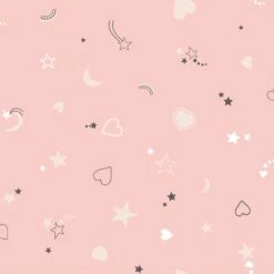 Housse De Couette Et Une Taie Enfant Coton (140 Cm) Chat Rose -Meubles Pour Enfants 90100 1596797390