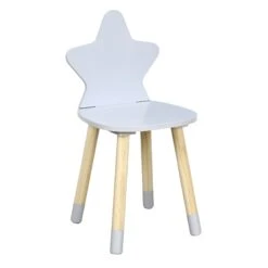 Chaise Enfant Etoile Grise