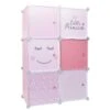 Rangement Enfant Cubes 6 Casiers Rose -Meubles Pour Enfants 90631 1603964319