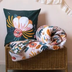 Housse De Couette Et Deux Taies Enfant Coton (200 Cm) Champetre Multicolore -Meubles Pour Enfants 92301 1606390664