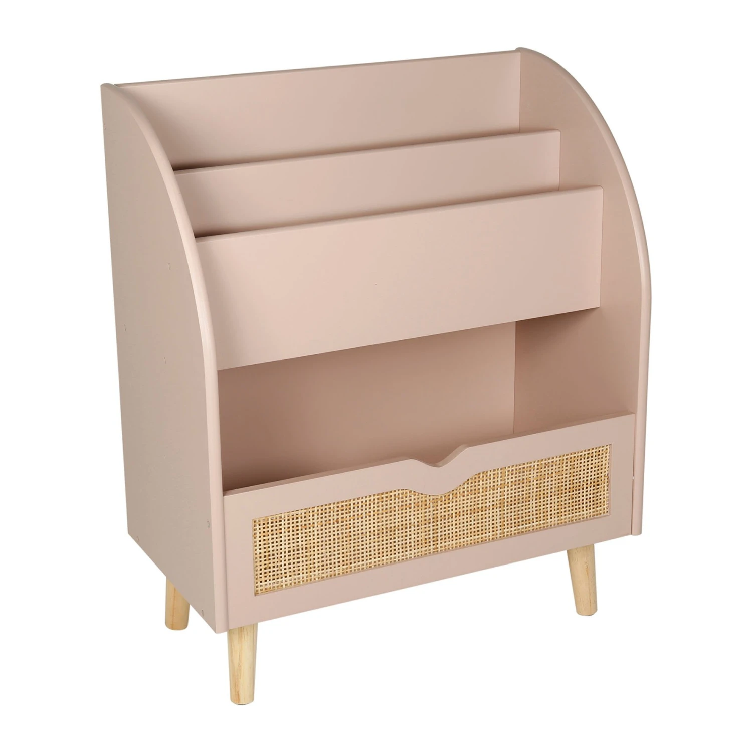 Bibliothèque enfant cannage César Rose Bibliothèque Enfant Cannage César Rose -Meubles Pour Enfants biblioth que cannage c sar rose 121765 1664372541