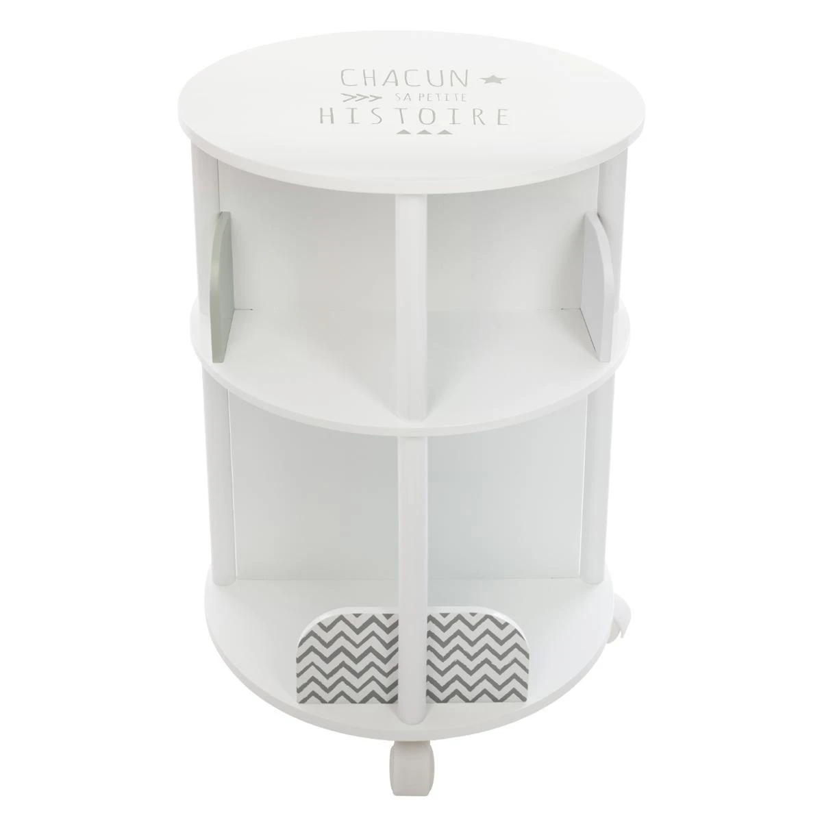 Bibliothèque enfant Ronda Grise Bibliothèque Enfant Ronda Grise -Meubles Pour Enfants bibliotheque ronde gris 64533 1