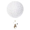 Lanterne Boule Licorne Blanche -Meubles Pour Enfants boule papier d 35 licorne 68070