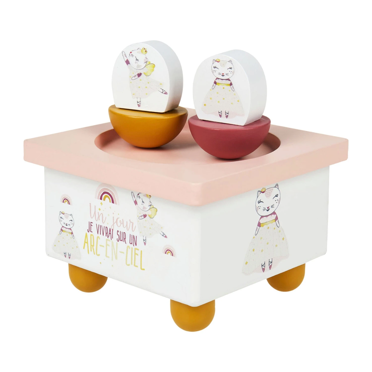 Boîte à musique Culbuto Lila Rose Boîte à Musique Culbuto Lila Rose -Meubles Pour Enfants bte musique bois culbuto lila 10x10xh11cm 121570 1659699578