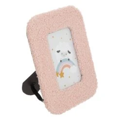 Cadre Photo Enfant Bouclette Rose