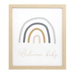 Lot De 3 Cadres Arc En Ciel Beige 4 Lot De 3 Cadres Arc En Ciel Beige -Meubles Pour Enfants cadre photo x3 bebe 126459 1674215553