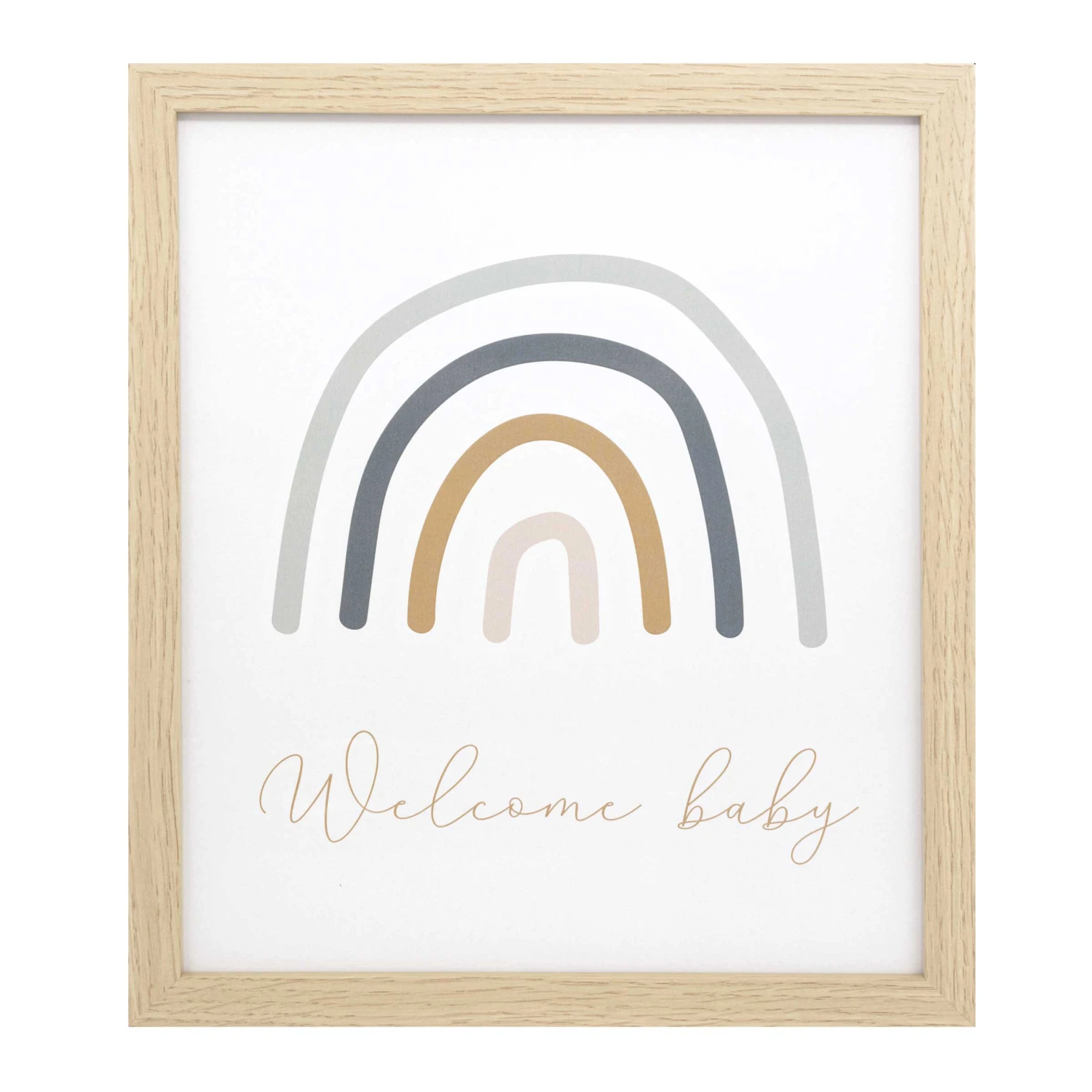 Lot de 3 cadres Arc en ciel Beige Lot De 3 Cadres Arc En Ciel Beige -Meubles Pour Enfants cadre photo x3 bebe 126459 1674215553