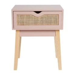 Table De Chevet Enfant Cannage César Rose -Meubles Pour Enfants chevet bs cannage c sar rose 40x30xh50cm 121756 1659687957