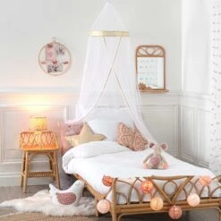 Ciel De Lit Enfant Bordure Blanc