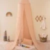 Ciel De Lit Gaze De Coton Enfant Lili Rose -Meubles Pour Enfants ciel de lit dble gaze cot rose 130789 1690537027