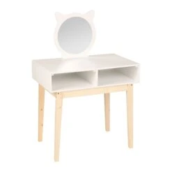 Coiffeuse Enfant Chat Blanche