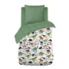 Couette Imprimée Enfant (140 X 200 Cm) Cretace Verte -Meubles Pour Enfants couette imprim e 140 x 200 cm coton imprim cretace 131414 1695633988