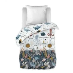 Couette Imprimée Enfant (140 X 200 Cm) Octopia Multicolore