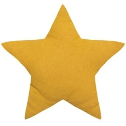 Coussin Enfant Etoile Berlingot Jaune Ocre -Meubles Pour Enfants coussin berlingot etoile ocre l 40 x p 10 x h 40 cm 104756 1626869229