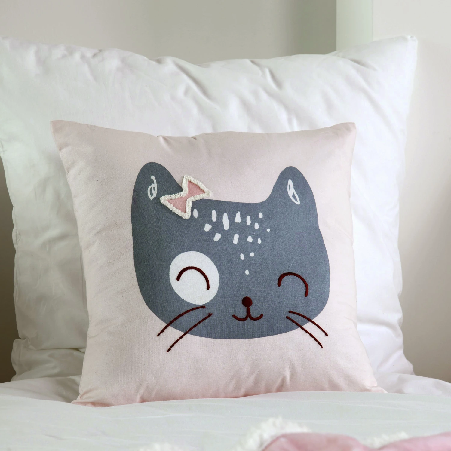 Coussin carré enfant (40 cm) Zoeline Gris souris Coussin Carré Enfant (40 Cm) Zoeline Gris Souris -Meubles Pour Enfants coussin carr enfant 40 cm zoeline gris souris 125232 1677162522