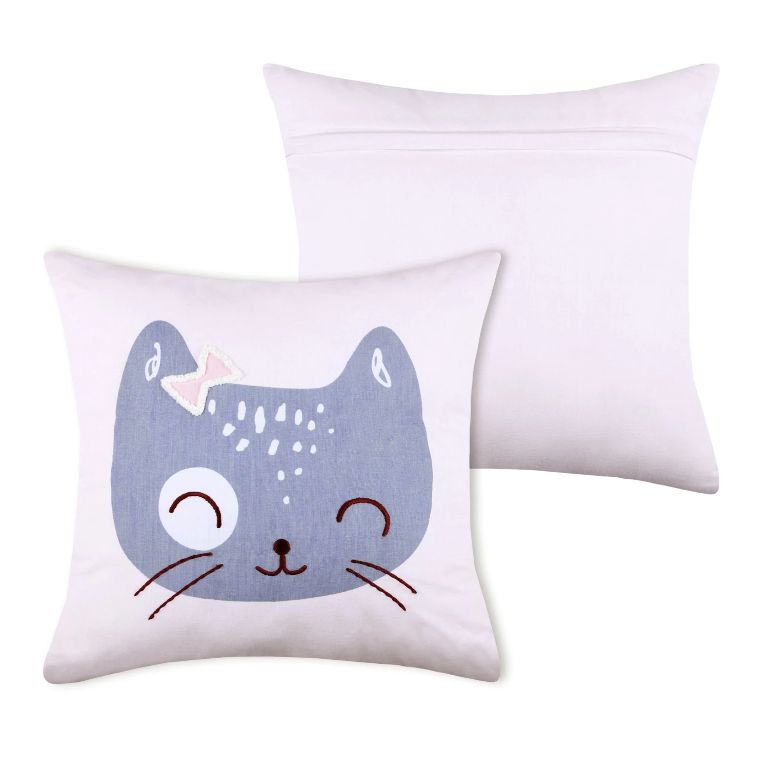 Coussin carré enfant (40 cm) Zoeline Gris souris Coussin Carré Enfant (40 Cm) Zoeline Gris Souris -Meubles Pour Enfants coussin carr enfant 40 cm zoeline gris souris 125232 1677162635