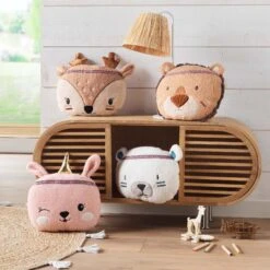 Coussin Rond Enfant Bambi Beige -Meubles Pour Enfants coussin compresse 30 x 30 cm polyester fantaisie bambi 130455 1689256160