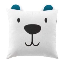 Coussin Carré Enfant Igloo Blanc