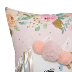 Coussin Enfant Licorne Multicolore -Meubles Pour Enfants coussin licorne rubans l 40 x p 2 x h 40 cm 104840 1626872132