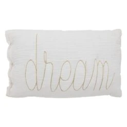 Coussin Rectangulaire Enfant (50 Cm) Lili Blanc
