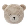 Coussin Fausse Fourrure Enfant Ours Beige -Meubles Pour Enfants coussin rond fur ours 72139