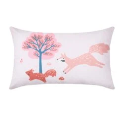 Coussin Rectangulaire Enfant (50 Cm) Cyrielle Rose -Meubles Pour Enfants cyrielle coussin 30x50 cm rose 119926 1659012329