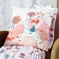 Coussin Enfant (40 Cm) Cyrielle Rose