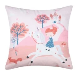 Coussin Enfant (40 Cm) Cyrielle Rose -Meubles Pour Enfants cyrielle coussin 40x40cm rose 119914 1659012488