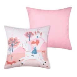 Coussin Enfant (40 Cm) Cyrielle Rose -Meubles Pour Enfants cyrielle coussin 40x40cm rose 119914 1659012502
