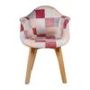 Lot De 2 Fauteuils Enfant Patchwork Lila Rose