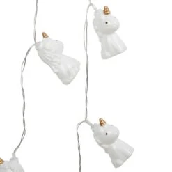 Guirlande 8 Leds Licorne Blanche
