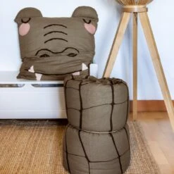 Housse De Couette Et Une Taie Enfant Coton (140 Cm) Ali Verte -Meubles Pour Enfants housse de couette et une taie enfant coton 140 cm ali verte 121930 1669641704