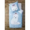 Housse De Couette Et Une Taie Enfant Coton (140 Cm) Hiver Bleue -Meubles Pour Enfants housse de couette et une taie enfant coton 140 cm hiver bleue 130771 1695636885