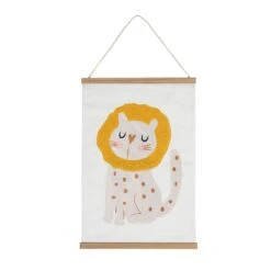 Kakemono Enfant Lion Jaune