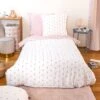 Housse De Couette Et Une Taie Enfant Gaze De Coton (140 Cm) Liberty Rose -Meubles Pour Enfants liberty gaze coton set hc 140x200 1 taie 63x63 115018 1654155634