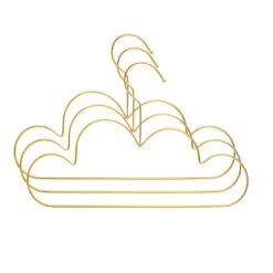 Lot De 3 Cintres Cloud Or