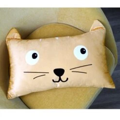 Coussin Rectangulaire Enfant (50 Cm) Lucas Jaune Moutarde