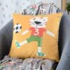 Coussin Enfant (40 Cm) Maracana Jaune Moutarde -Meubles Pour Enfants maracana coussin 40x40cm moutarde 119893 1659014779