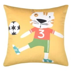 Coussin Enfant (40 Cm) Maracana Jaune Moutarde -Meubles Pour Enfants maracana coussin 40x40cm moutarde 119893 1659014789