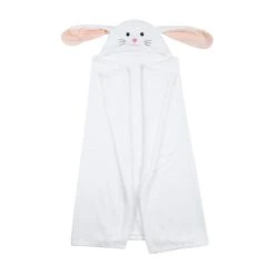 Plaid à Capuche Enfant Pacome Blanc