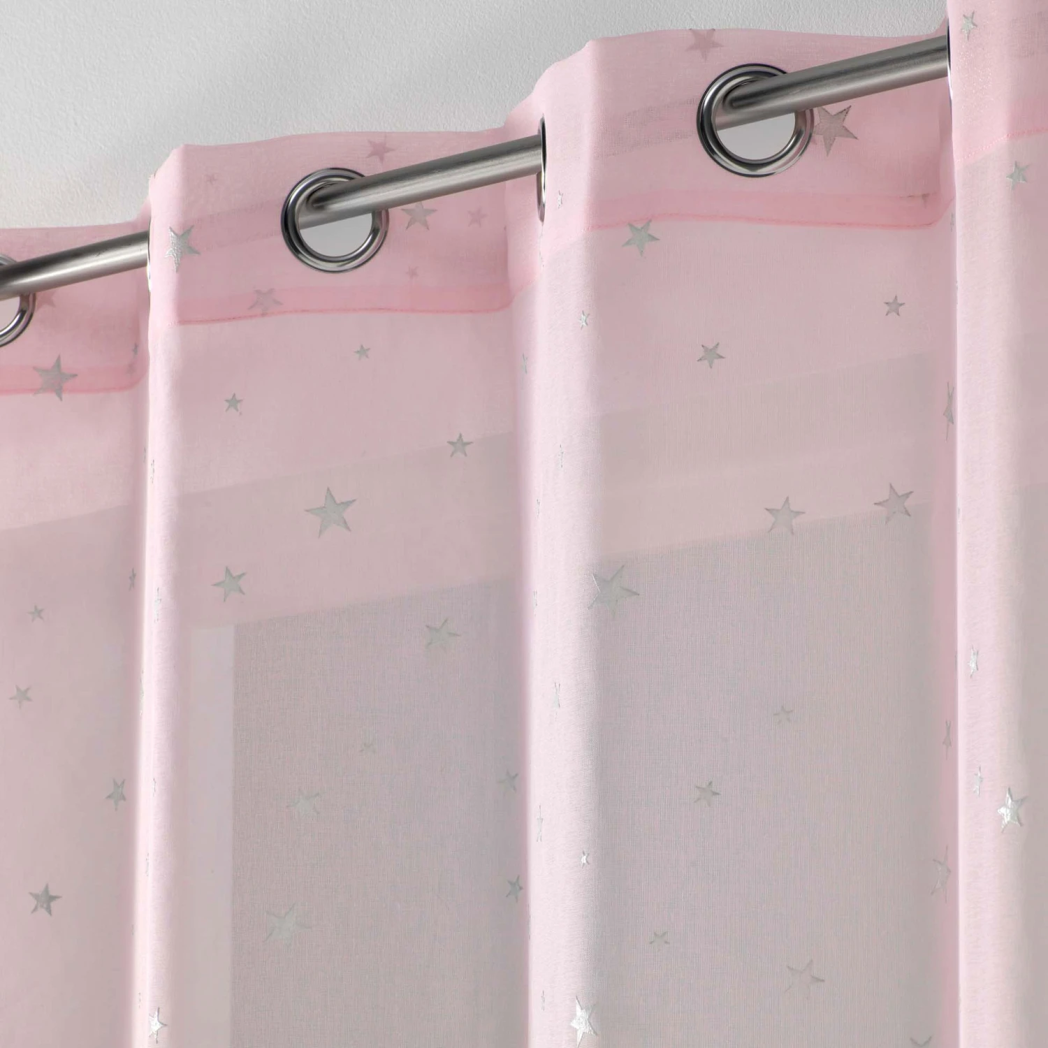 Voilage phosphorescent enfant (140 x 240 cm) Fluo night Rose Voilage Phosphorescent Enfant (140 X 240 Cm) Fluo Night Rose -Meubles Pour Enfants panneau a oeillets 140 x 240 cm voile sable phosphorescent fluo night rose 106409 1627298697