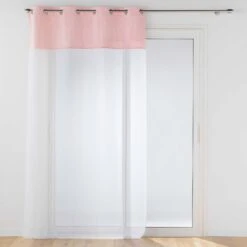 Voilage Phosphorescent Enfant (140 X 280 Cm) Moonlight Rose -Meubles Pour Enfants panneau a oeillets 140 x 280 cm voile sable top velours phosphor moonlight rose 118000 1656338514