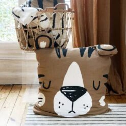 Housse De Couette Et Une Taie Enfant Coton (140 Cm) Diego Marron -Meubles Pour Enfants parure de lit housse de couette 1 taie d oreiller coton imprim 140 x 200 cm diego 121933 1666077873