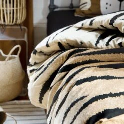 Housse De Couette Et Une Taie Enfant Coton (140 Cm) Diego Marron -Meubles Pour Enfants parure de lit housse de couette 1 taie d oreiller coton imprim 140 x 200 cm diego 121933 1666077894