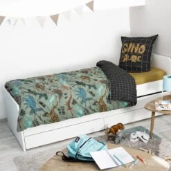 Housse De Couette Et Une Taie Enfant Coton Supérieur (140 Cm) Trias Multicolore