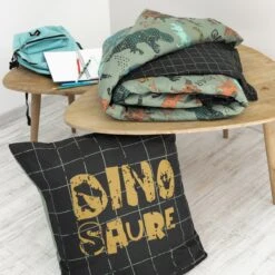 Housse De Couette Et Une Taie Enfant Coton Supérieur (140 Cm) Trias Multicolore -Meubles Pour Enfants parure de lit housse de couette 1 taie d oreiller coton imprim a a a a 140 x 200 cm trias 100066 1623402565