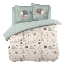 Housse De Couette Et Deux Taies Enfant Coton (240 Cm) Polisson Multicolore